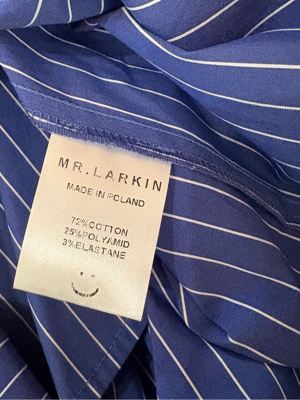 Mr. Larkin Mona dress in Admiral Blue size M, never worn, beautifully tailored - Picture 12 of 16